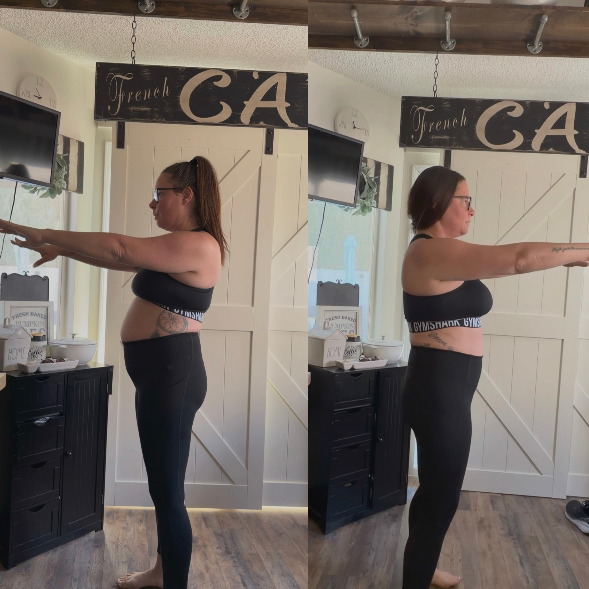 Chelsi's 10-day reset transformation, before and after